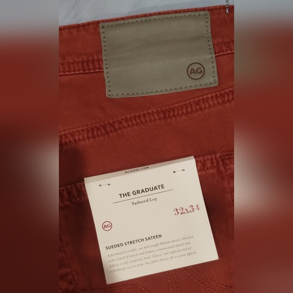 🔥NWT 🔥 AG ADRIANO GOLDSCHMIED    Mens Pants Size - 32/34 - Picture 4 of 8